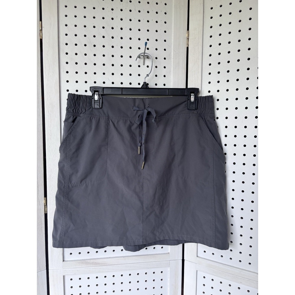 Marika Active Skort Women's‎ Lg Gray Drawstring Tennis Golf Pockets